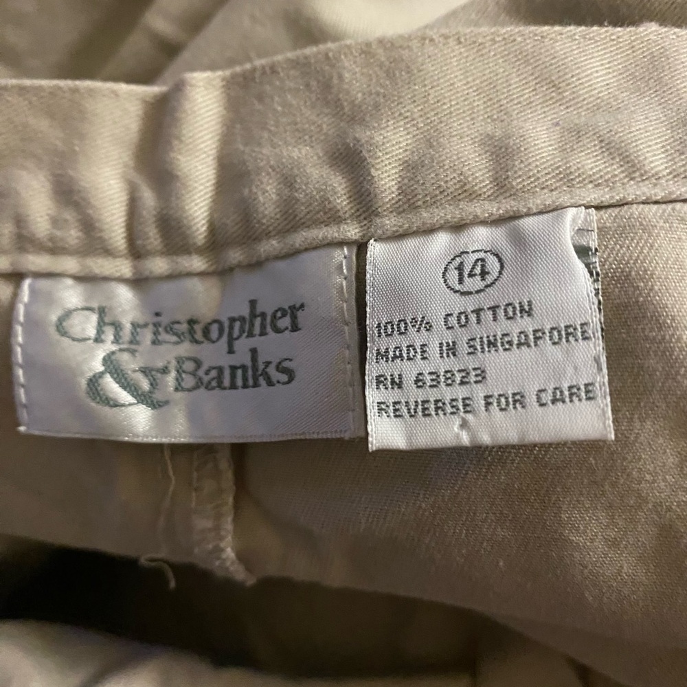 Christopher & Banks Cream/Khaki Maxi Skirt - Picture 4 of 7